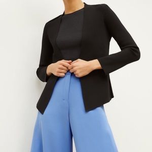 M.M Lafleur Black Knit The Woolf Jardigan Blazer Cardigan